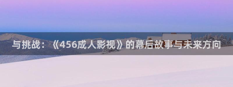 啪啪啪老湿影院：与挑战：《456成人影视》的幕后故事与未来方向